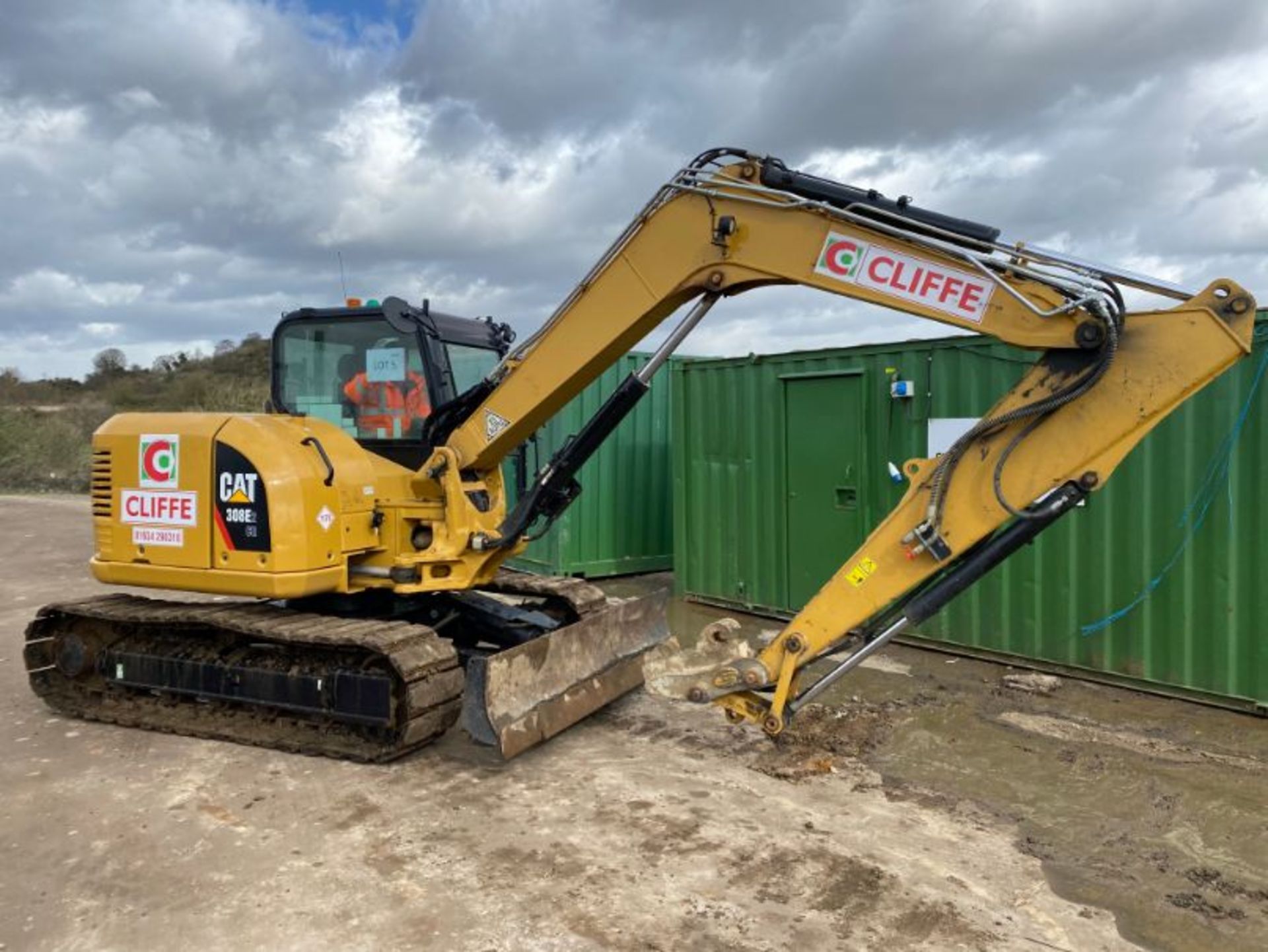 Caterpillar 308E2GR tracked excavator, serial no: FJX11102 (2018) - 1757 recorded hrs