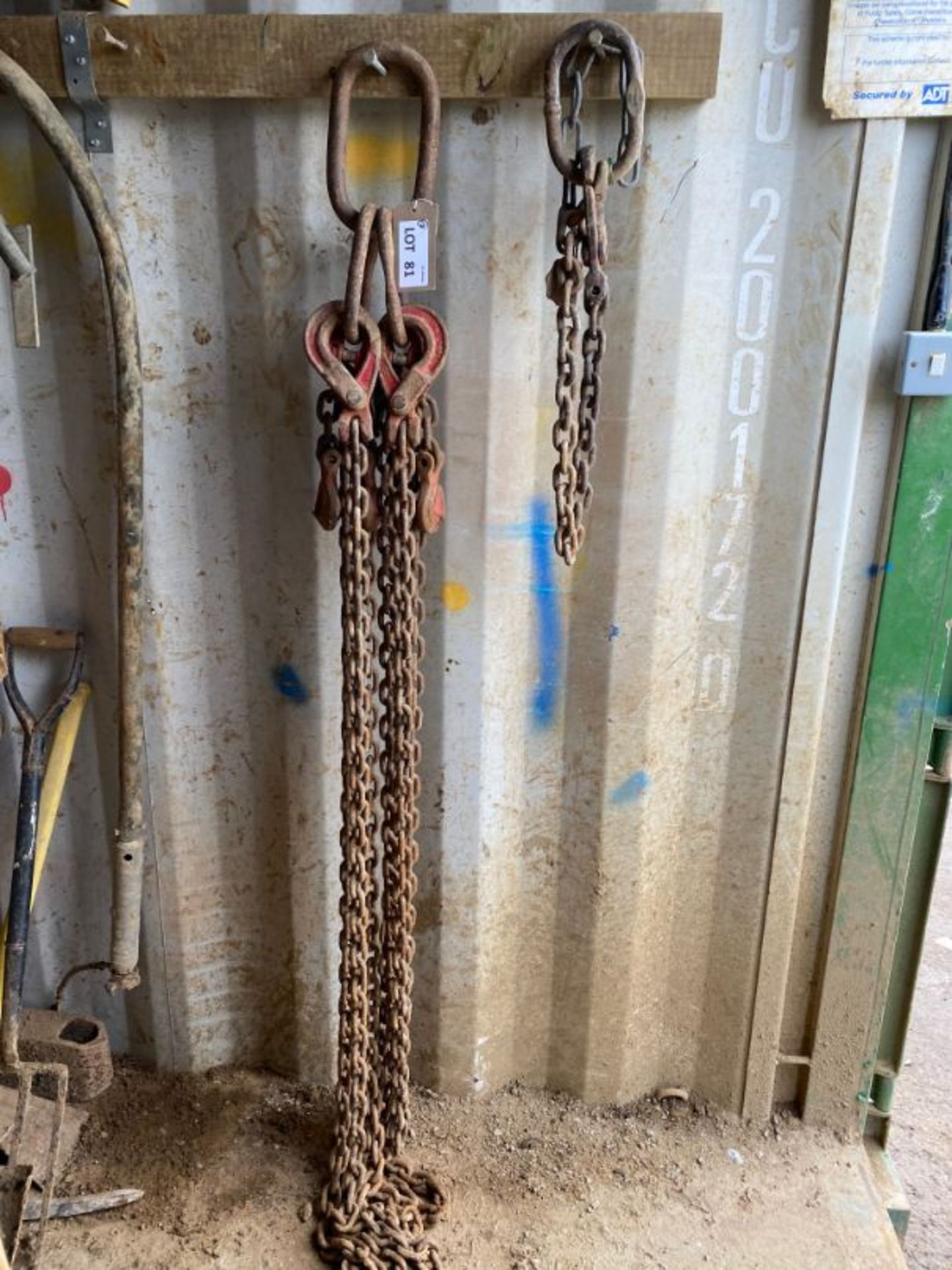 Two leg chain brothers (2m length) x 1 (certification required before use)