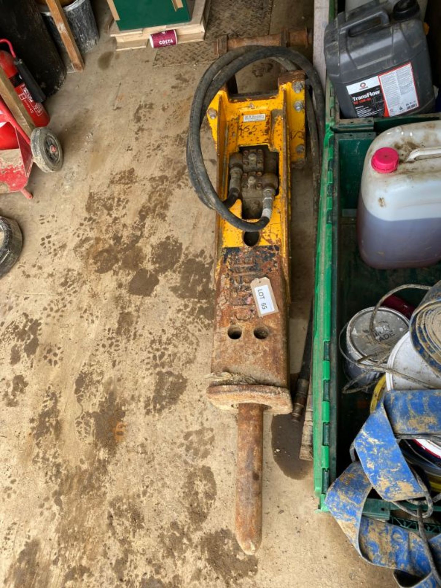 Indeco HP750 hydraulic breaker attachment (purchased new in 2016)