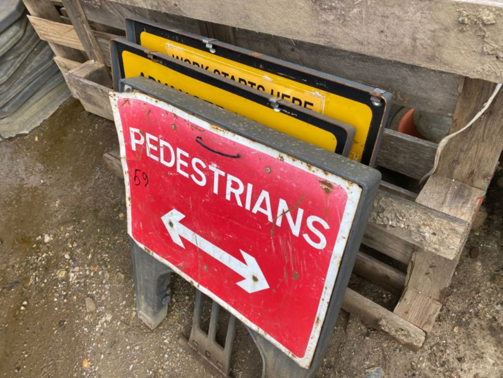 Qty various road signs and bollards, as lotted - Image 5 of 18