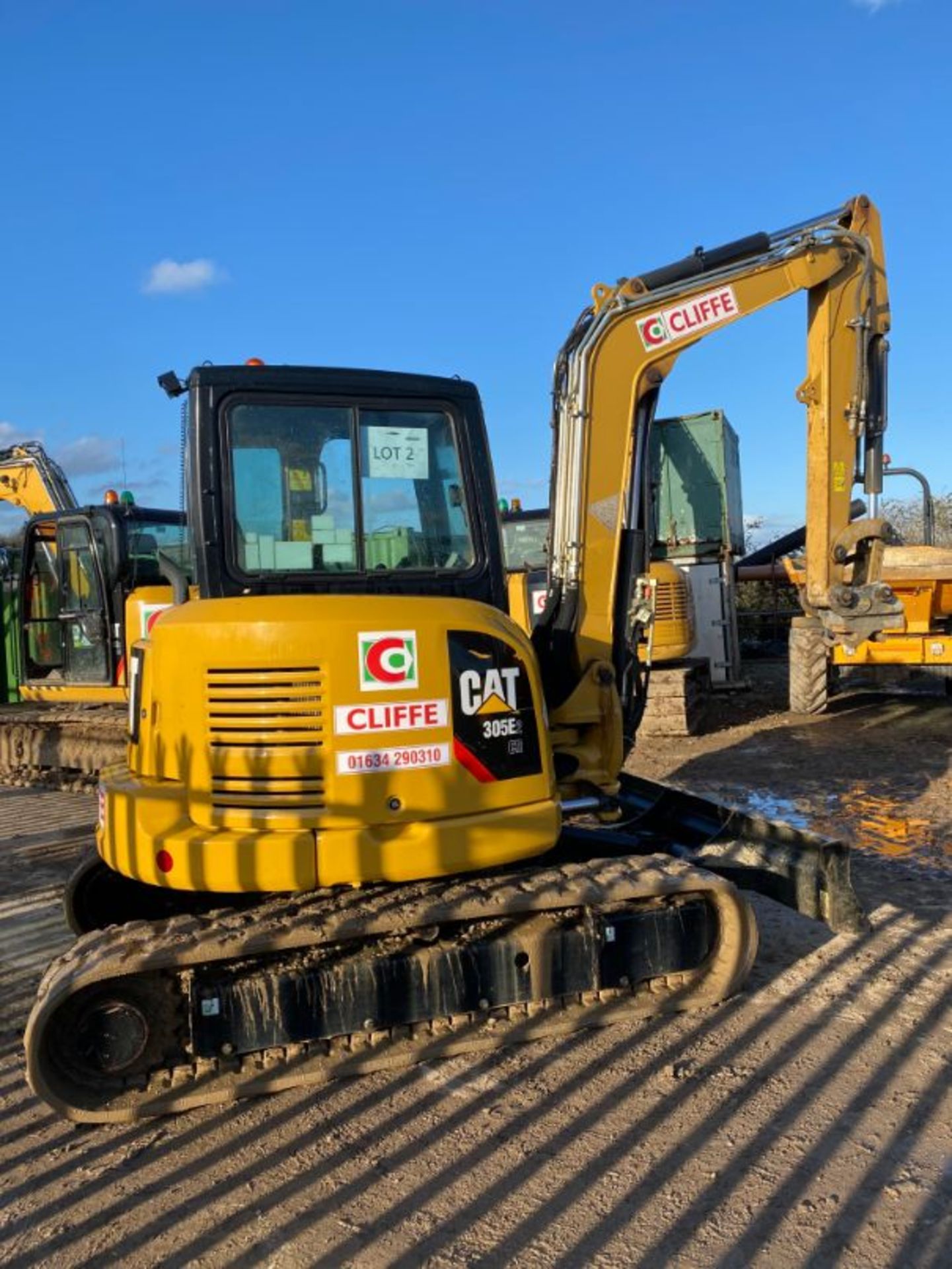 Caterpillar 305E2CR tracked excavator, serial no: H5M08208 (2018) - 1269 recorded hrs