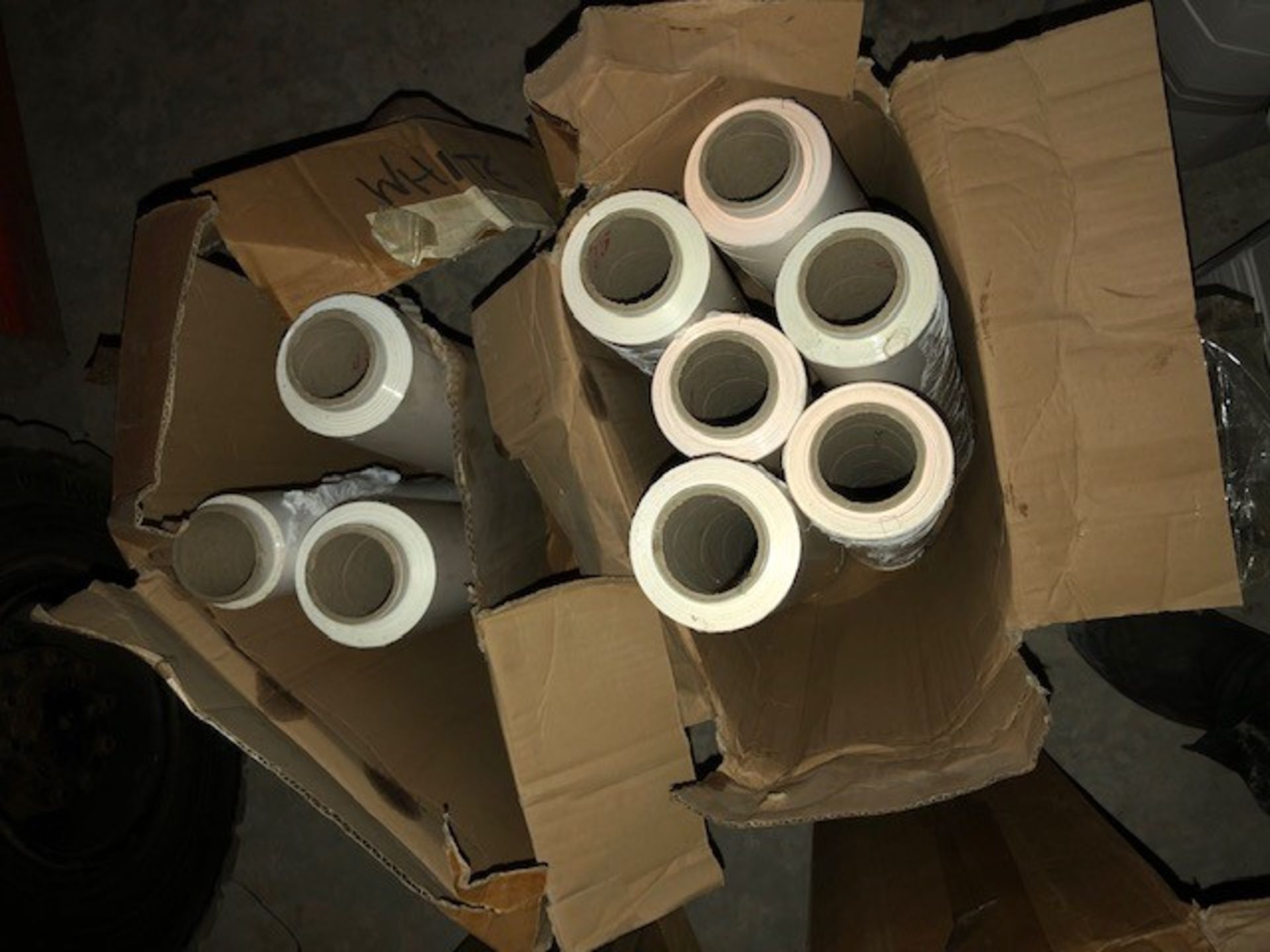 Stretch film rolls on pallet, as lotted (approx 40 in 7 boxes) - Image 6 of 8