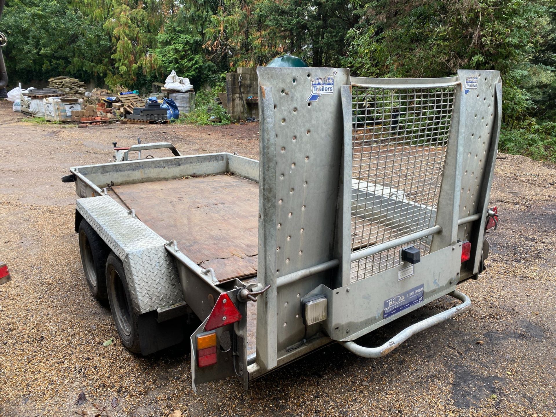 Ifor Williams 2HB/GH1054BT 1.5 m twin-axle plant trailer - Image 3 of 5