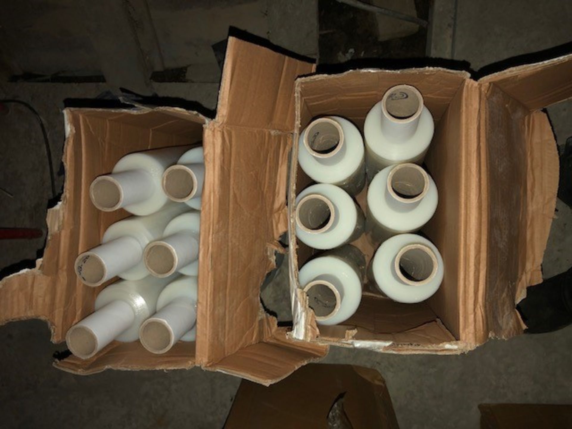 Stretch film rolls on pallet, as lotted (approx 40 in 7 boxes) - Image 7 of 8