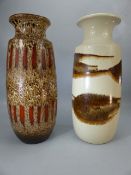 Two mid century West German Pottery vases.