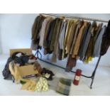 Large collection of vintage clothing and accessories