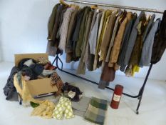 Large collection of vintage clothing and accessories