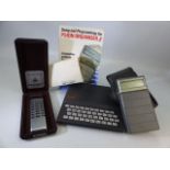 Sinclair, Sovereign calculator in original box with warranty and operation instructions booklet,