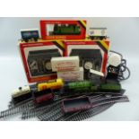 HORNBY RAILWAYS 'OO' engines to include boxed R252 & LNER 8509, with track, boxed R902 circuit