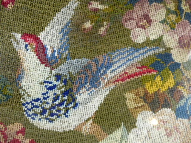 Fine Tapestry in a Walnut frame dated to rear 1947 - Image 3 of 5