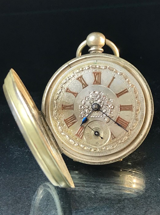 A Swiss made Silveroid gents open faced pocket watch having keywind movement and marked to inner - Image 2 of 5