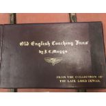 An illustrated book Old English Coaching Inns by J C Maggs containing 16 pictures from the