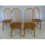 Four stick-back Centa dining chairs