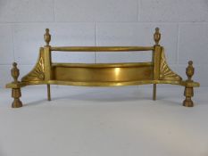 Heavy brass fender approx. 6.2kg and 60cm in length