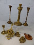 Collection of various candlesticks