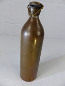 Vintage brass hot water bottle