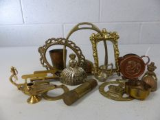 Collection of brass and copper items