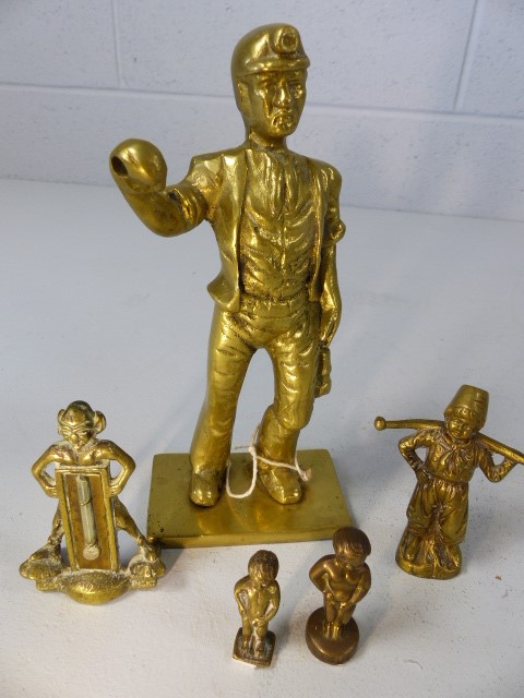 Five brass figurines - Image 2 of 3