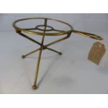 Folding brass trivet