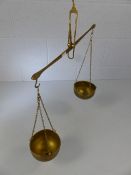 Brass weighing scales