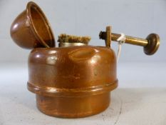 Small copper oil paraffin burner