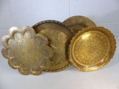 Four brass plates