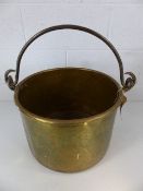 Very large brass cooking pot. Diameter approx. 42cm