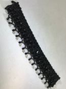 Victorian/ Edwardian Black beaded choker necklace