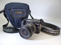 OLYMPUS E-330 digital camera with 14-45mm lens and case