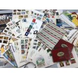 Large collection of stamps and first day covers, in albums and loose