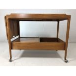 A G-plan teak tea trolley by I B Kofod Larsen. Approx 90cm x 50cm x 72cm