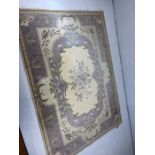 Laura Ashley rug with floral design approx 230cm x 165cm