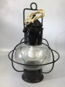 Converted ships oil lamp