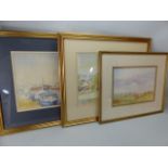 Three watercolours by MOLLY STANDING, signed lower right