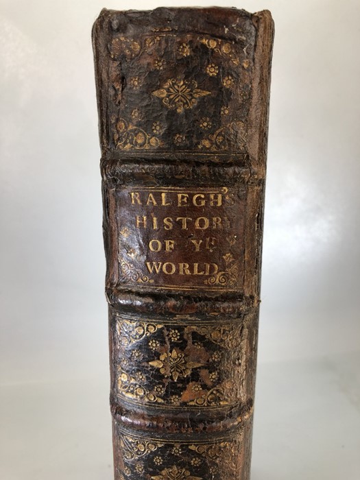 THE HISTORY OF THE WORLD IN FIVE BOOKS by Sir Walter Ralegh, Knight: Very good antiquarian - Image 9 of 15