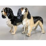 Beswick King Charles Spaniel and a further King Charles Spaniel