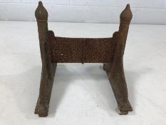 Wrought iron Victorian boot scraper