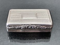 Georgian Hallmarked Silver Vinaigrette Birmingham 1832 maker Taylor & Perry