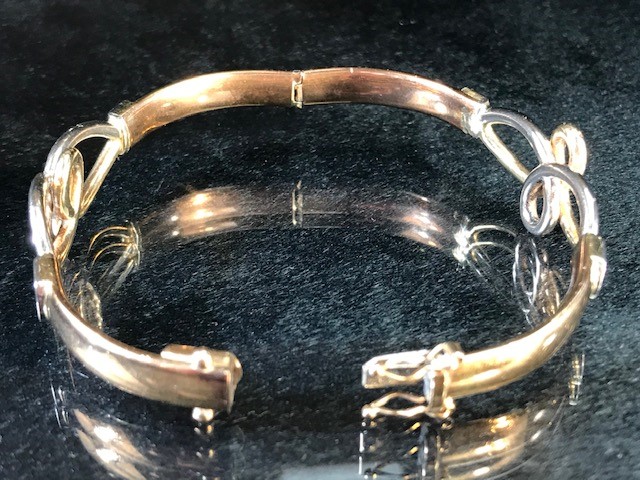 9ct Gold Bracelet stamped 375 (approx 20.3g) - Image 3 of 4
