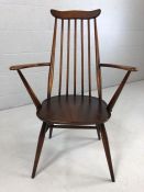 Ercol stick back single carver chair