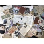 WWII interest: A collection of World War II Ephemera to include Letters Reports from CAMP ROOSEVELT,