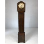 Small Grandmother wooden cased clock