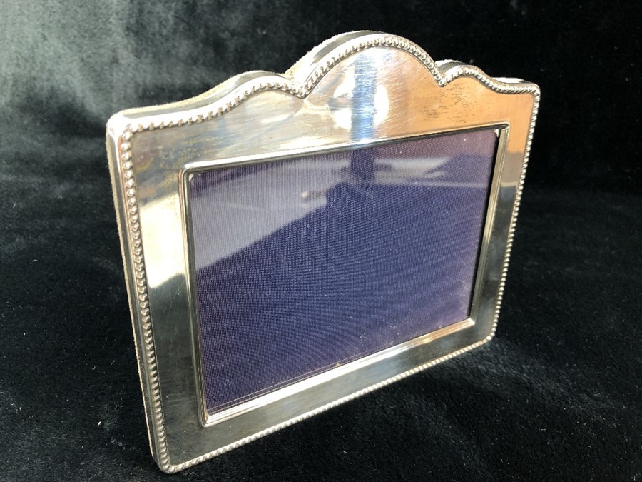 Hallmarked silver picture frame - Image 2 of 4