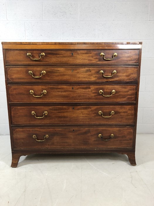 Georgian Bureau chest of drawers (A/F)