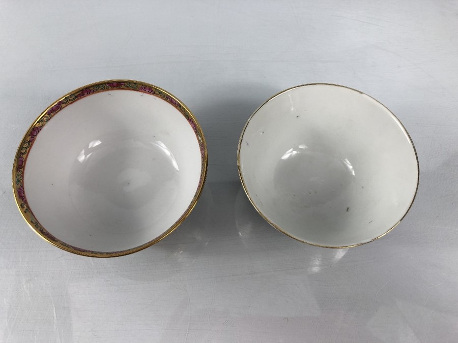 Two Chinese bowls with Character marks to base - Image 4 of 7