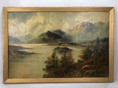 W. Richards, (F.E. Jamieson), Loch Lomand , oil on canvas, signed W. Richards, approx 60cm x 40cm