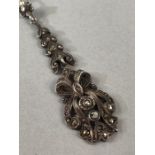 Art Deco Silver and Marcasite pendant on Silver chain