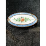 Delicate Enamel Brooch with flowers