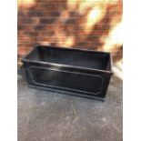 Oblong Garden Planter approx length 88cm, height 38cm (A/F)