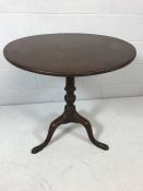 Oak Tilt Top table